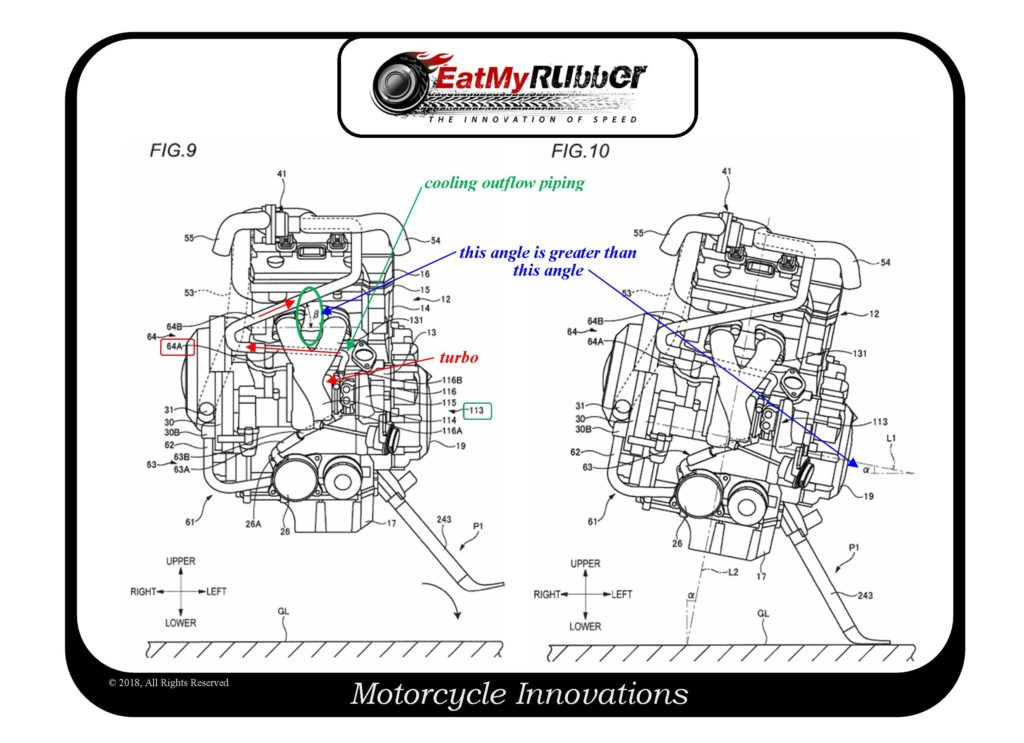 Suzuki motorcycle patent application